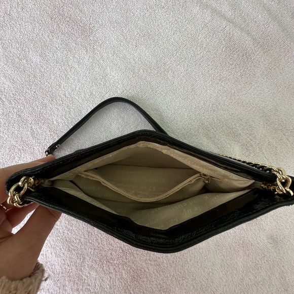 Kate Spade New York Black Chain Baguette Shoulder Bag - Picture 6 of 10